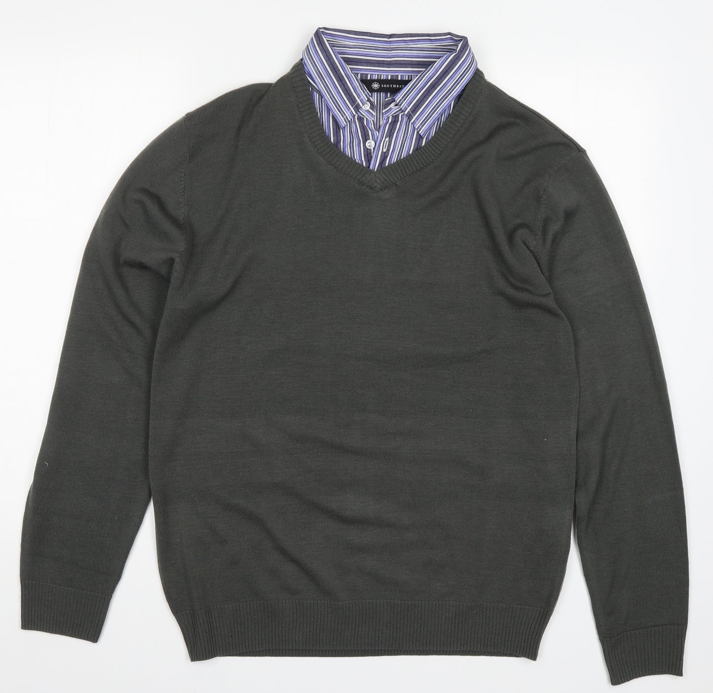 Southbay Mens Grey   Pullover Jumper Size S