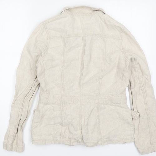 HIJKL Womens Beige   Jacket  Size 12