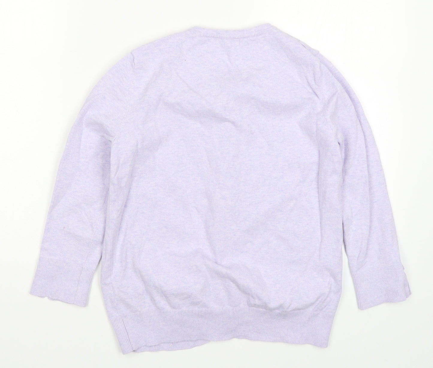 M&Co Womens Purple  Knit Cardigan Jumper Size 10