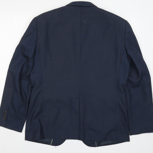 CEDAR Mens Blue   Jacket Suit Jacket Size 42