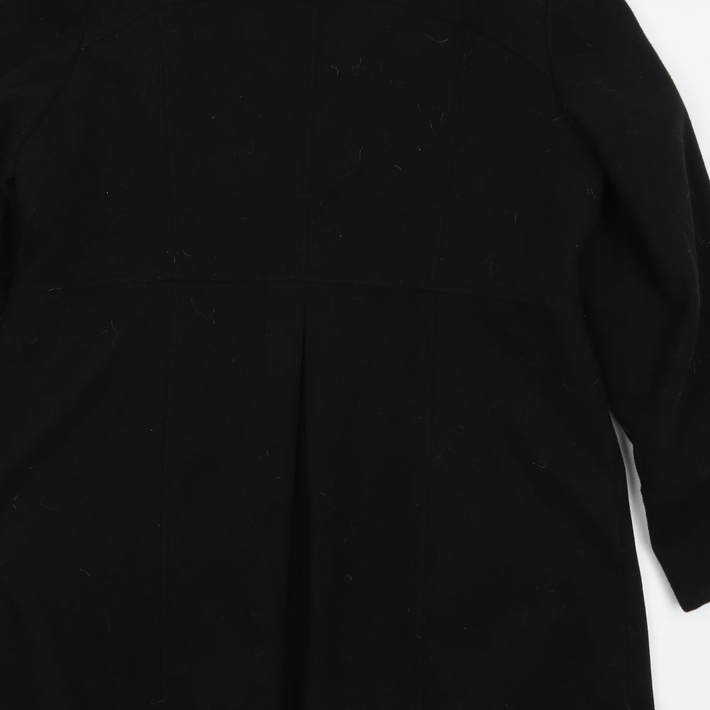 George Womens Black   Pea Coat Coat Size 20