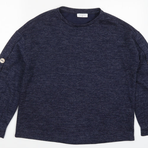 Papaya Womens Blue   Pullover Sweatshirt Size 12