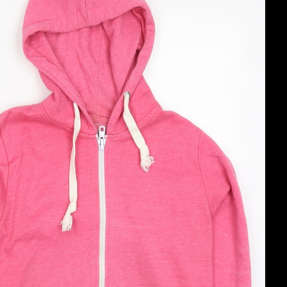 Lottie Loves Womens Pink   Full Zip Hoodie Size S
