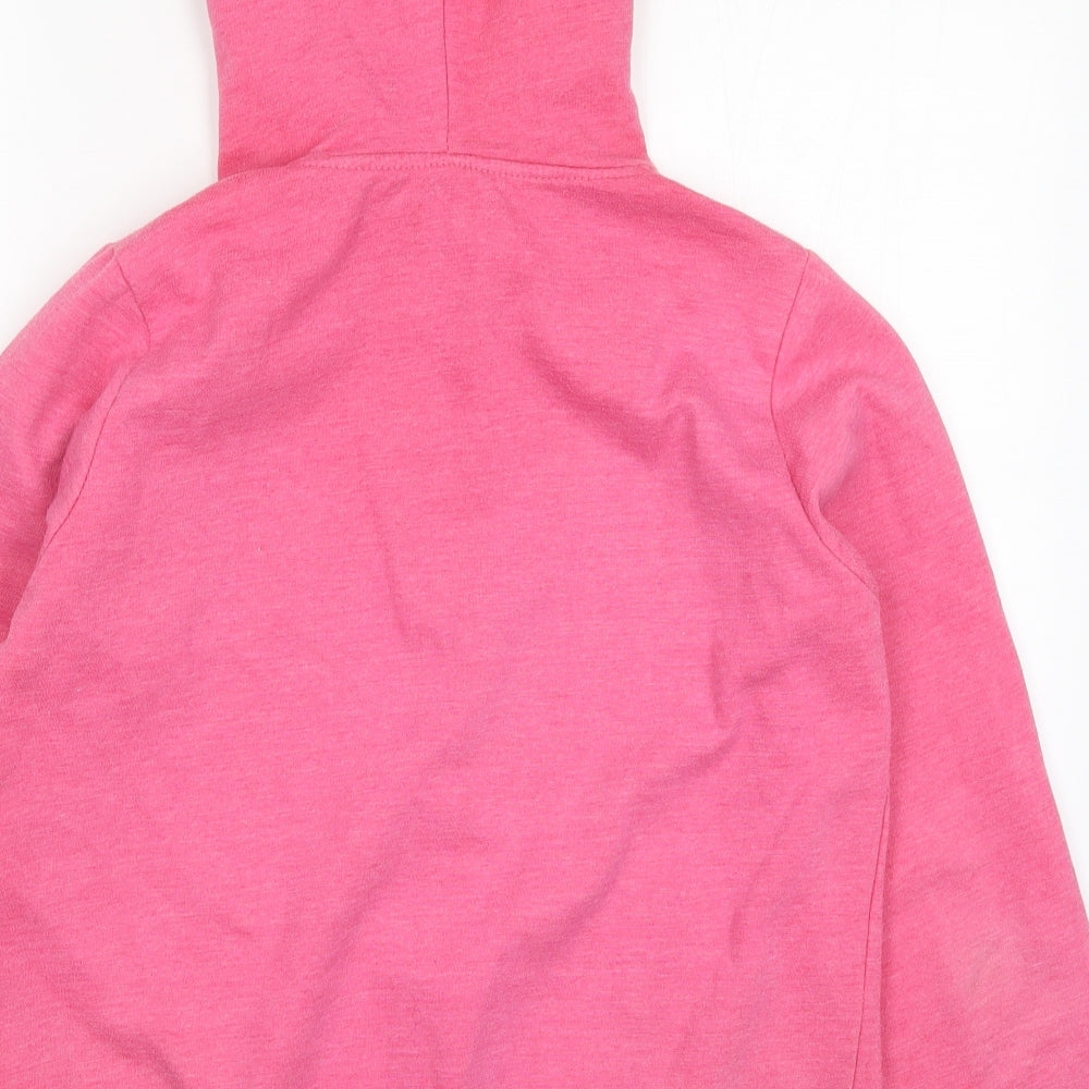 Lottie Loves Womens Pink   Full Zip Hoodie Size S