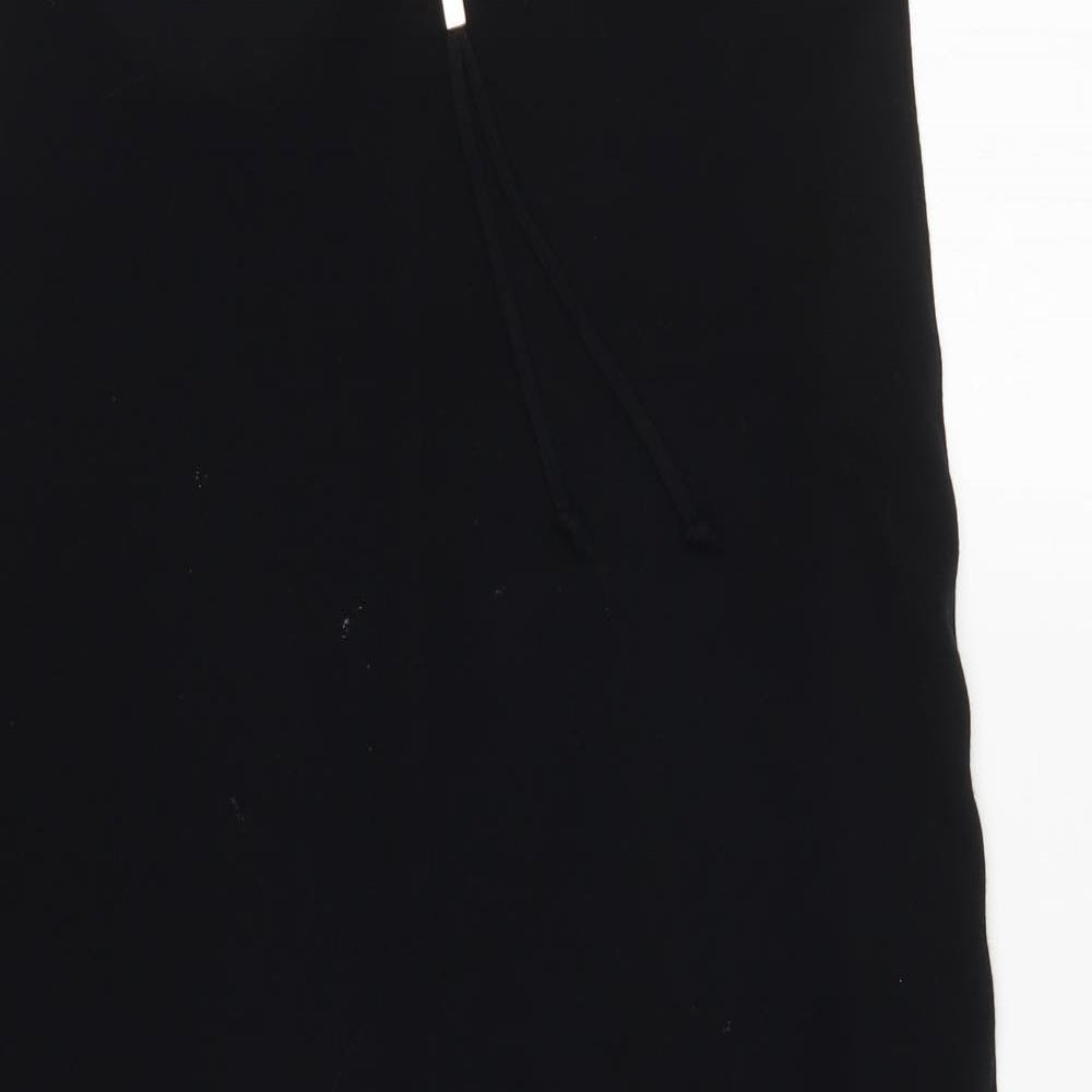 Elizabeth Shelton Womens Black   A-Line Skirt Size 12