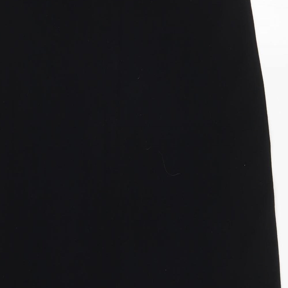 Elizabeth Shelton Womens Black   A-Line Skirt Size 12