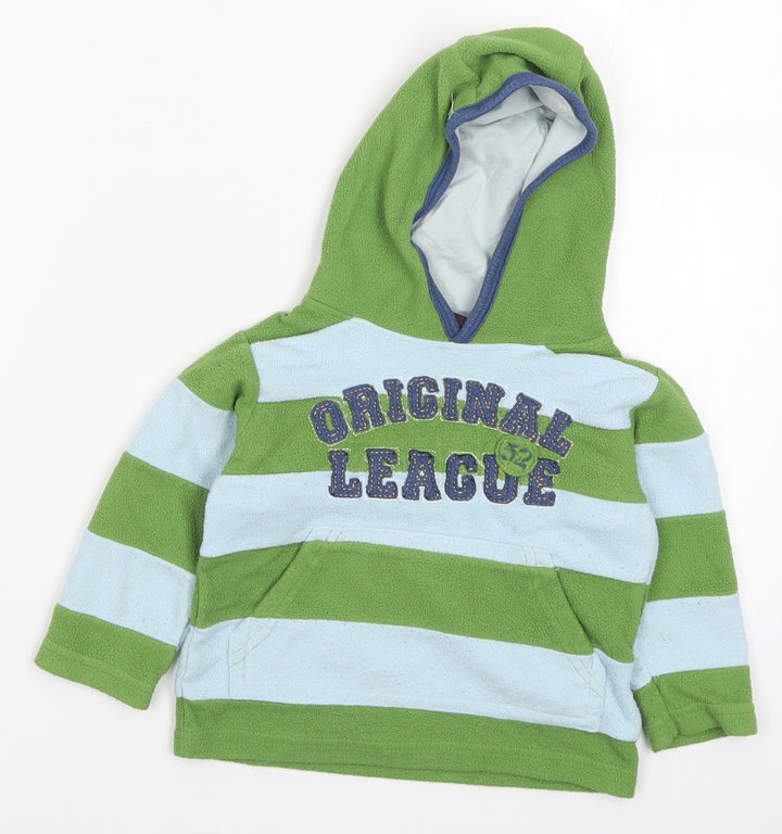 NEXT Boys Green Striped  Pullover Jumper Size 9-12 Months  - Original League