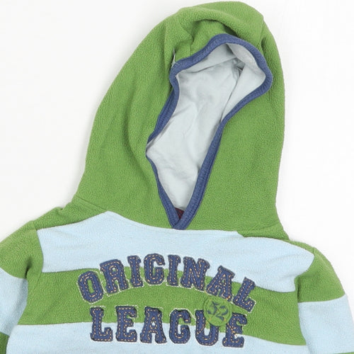 NEXT Boys Green Striped  Pullover Jumper Size 9-12 Months  - Original League