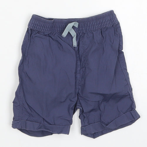 George Boys Blue   Cropped Trousers Size 9-12 Months