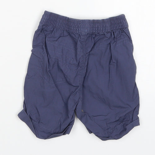 George Boys Blue   Cropped Trousers Size 9-12 Months
