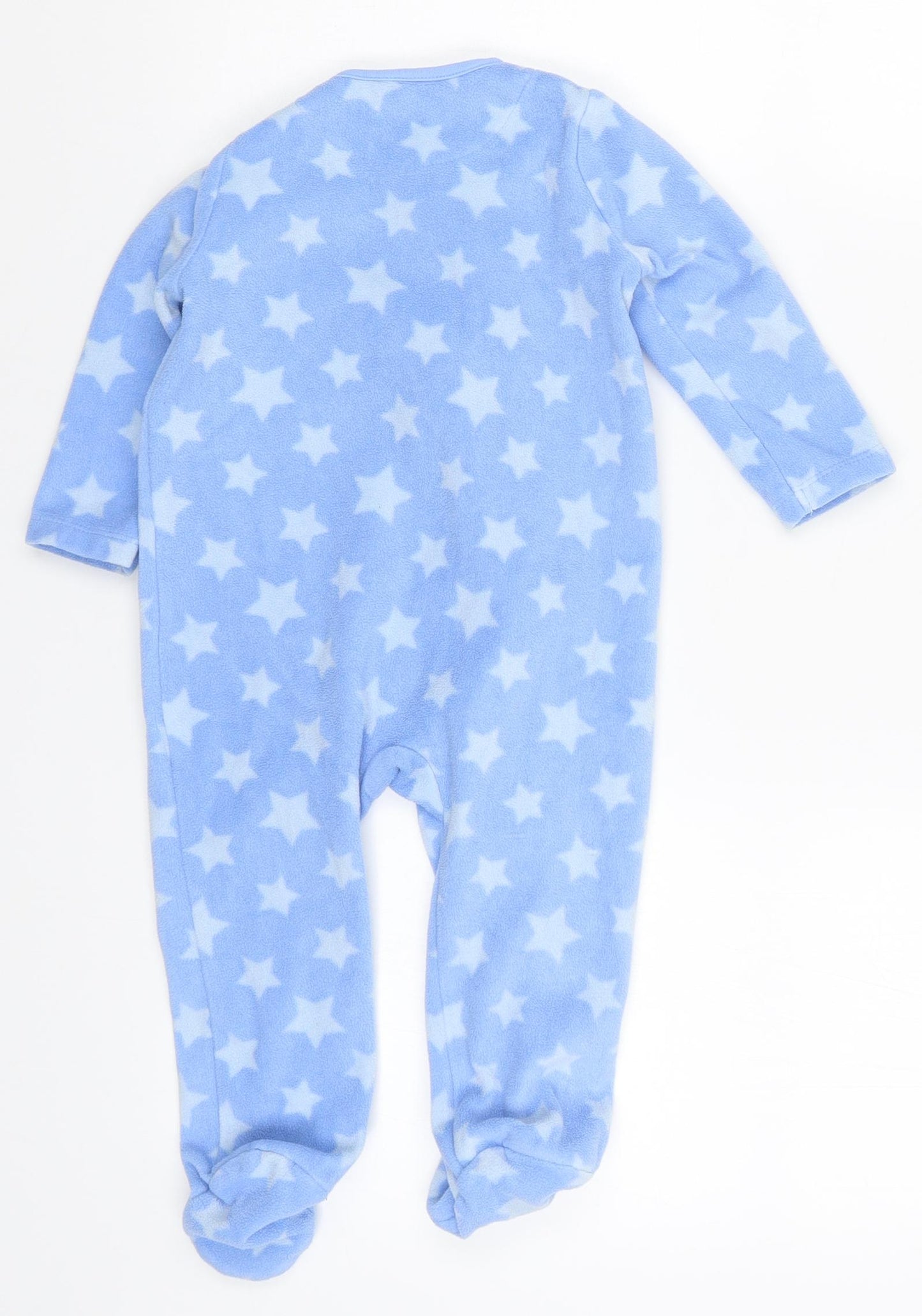 Morisons Baby Blue Geometric  Cami One Piece Size 9-12 Months  - Tatty Teddy