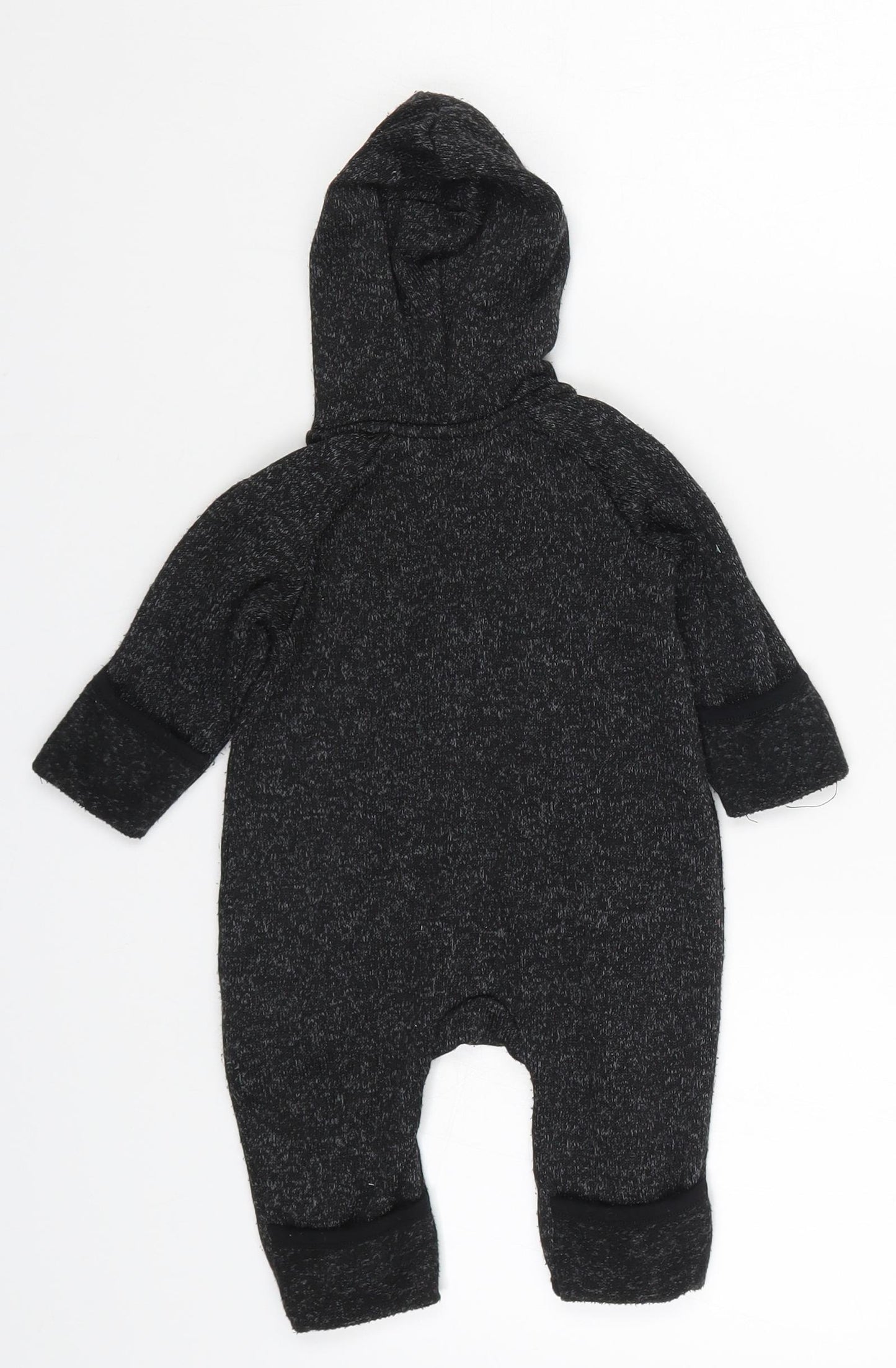 H&M Boys Grey   Coverall One-Piece Size Newborn