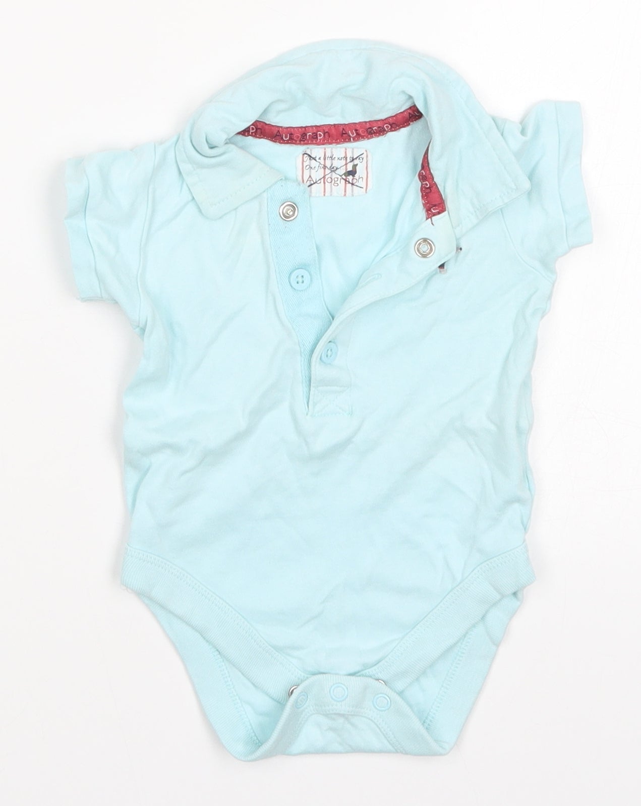 Marks and Spencer Boys Blue   Babygrow One-Piece Size 3-6 Months