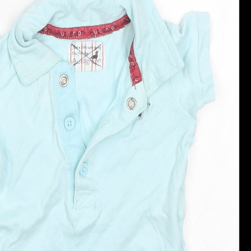 Marks and Spencer Boys Blue   Babygrow One-Piece Size 3-6 Months