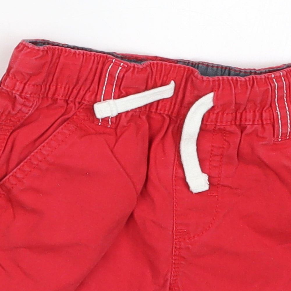 NEXT Boys Red   Cropped Trousers Size 9-12 Months