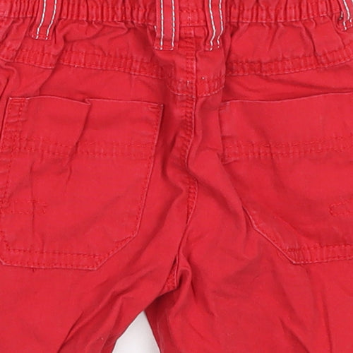 NEXT Boys Red   Cropped Trousers Size 9-12 Months