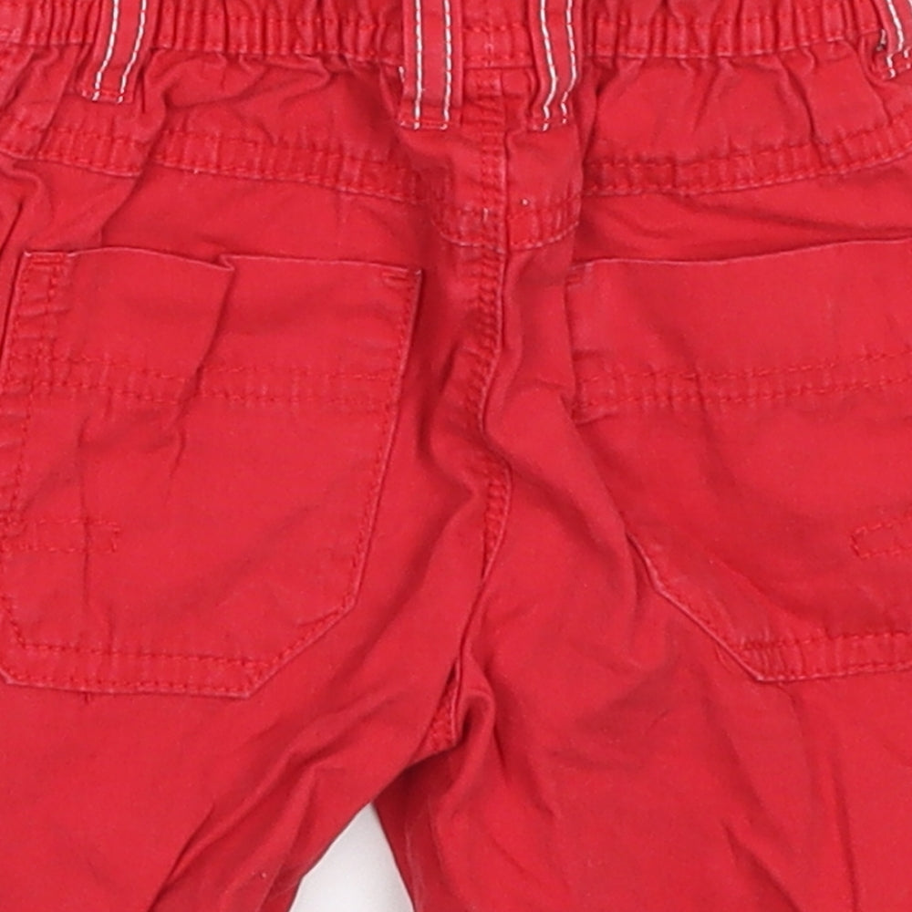 NEXT Boys Red   Cropped Trousers Size 9-12 Months