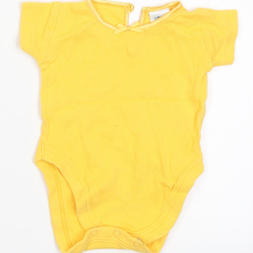 NEXT Girls Yellow   Babygrow One-Piece Size 0-3 Months