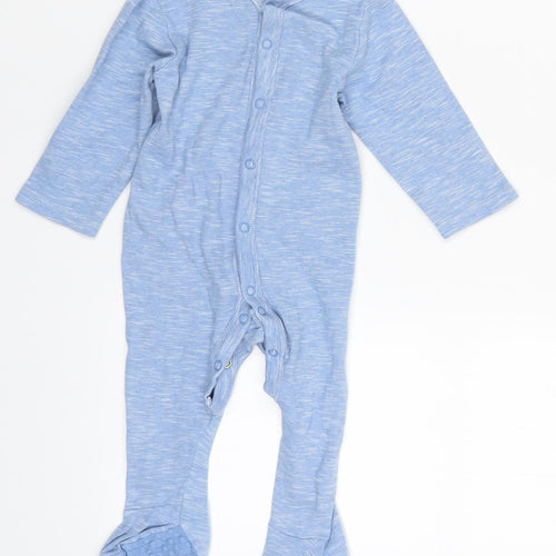 Marks and Spencer Boys Blue   Babygrow One-Piece Size 9-12 Months