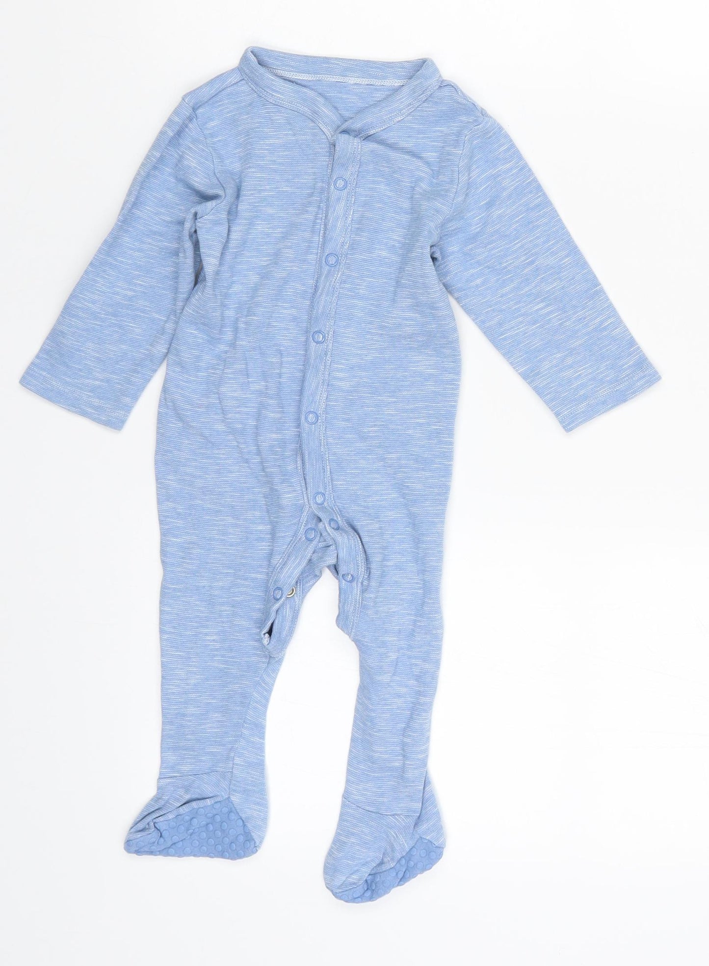 Marks and Spencer Boys Blue   Babygrow One-Piece Size 9-12 Months