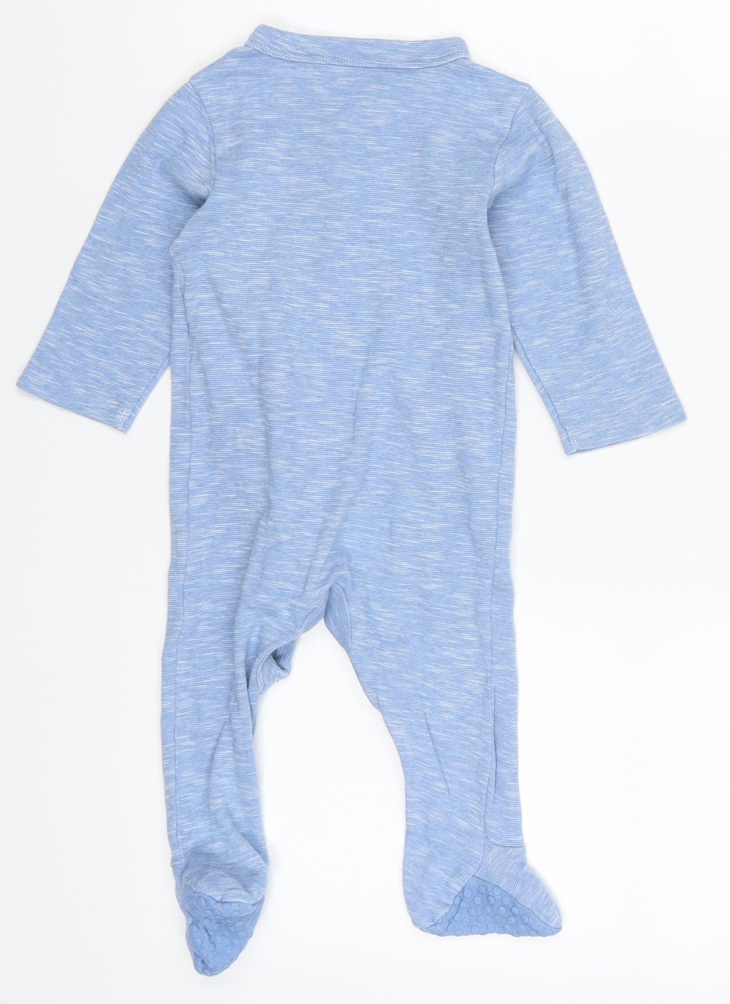 Marks and Spencer Boys Blue   Babygrow One-Piece Size 9-12 Months