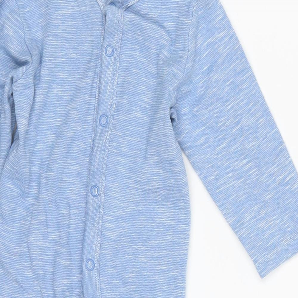Marks and Spencer Boys Blue   Babygrow One-Piece Size 9-12 Months