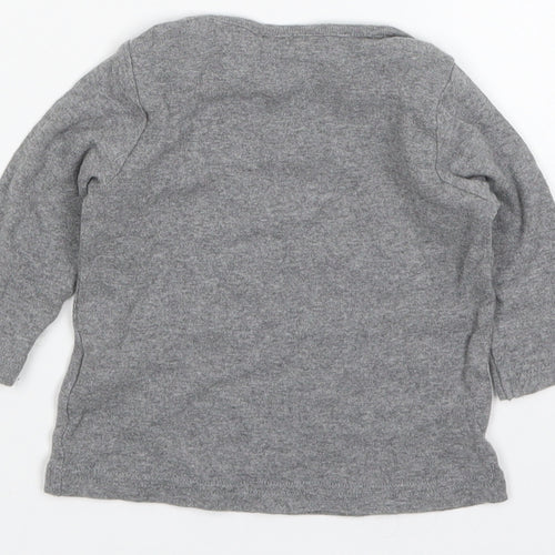 NEXT Baby Grey   Basic T-Shirt Size 3-6 Months  - Little Star
