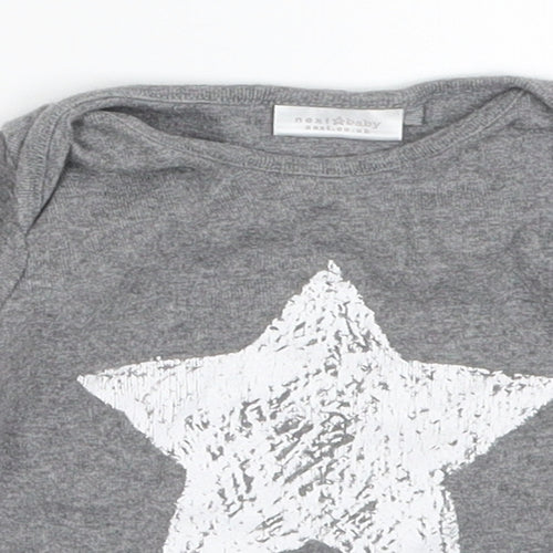 NEXT Baby Grey   Basic T-Shirt Size 3-6 Months  - Little Star
