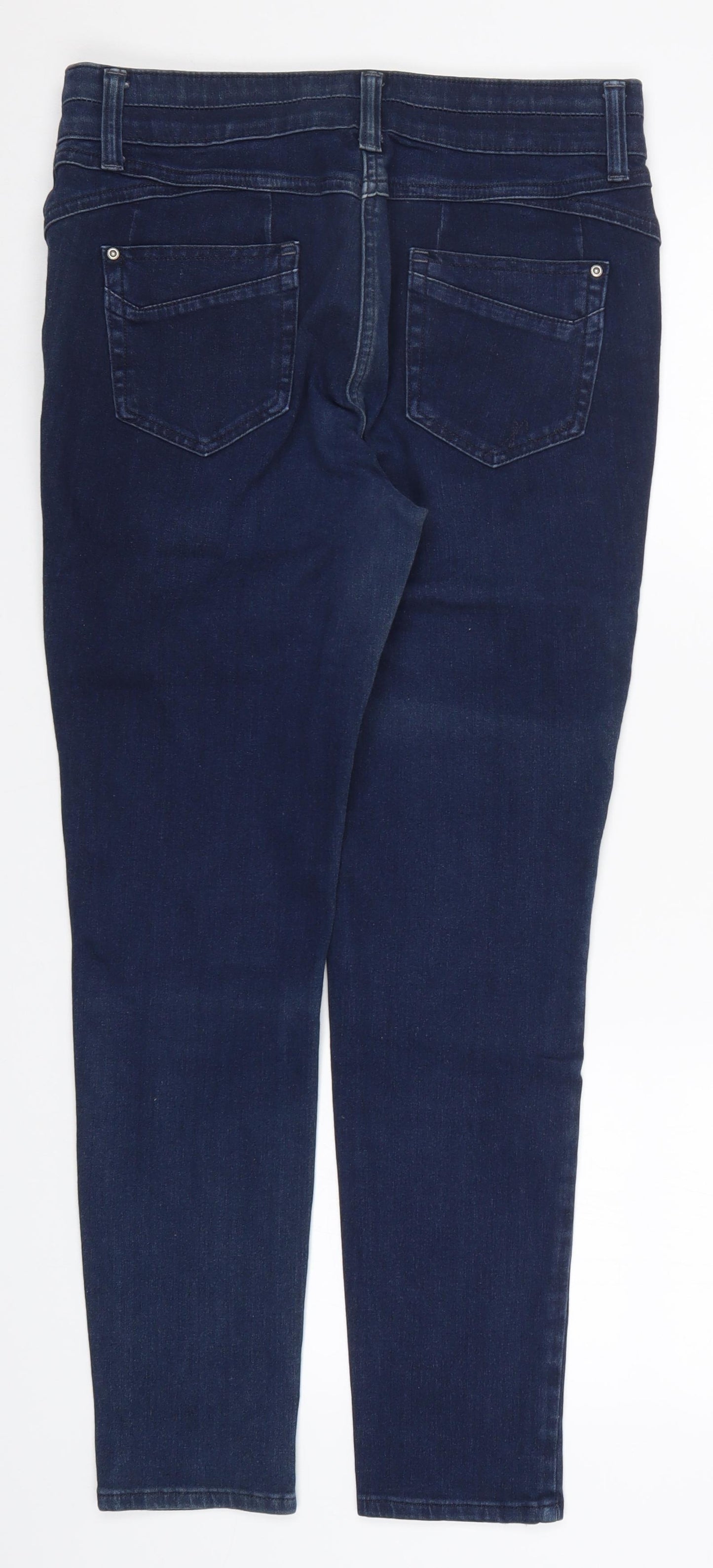 NEXT Womens Blue  Denim Skinny Jeans Size 14 L27 in