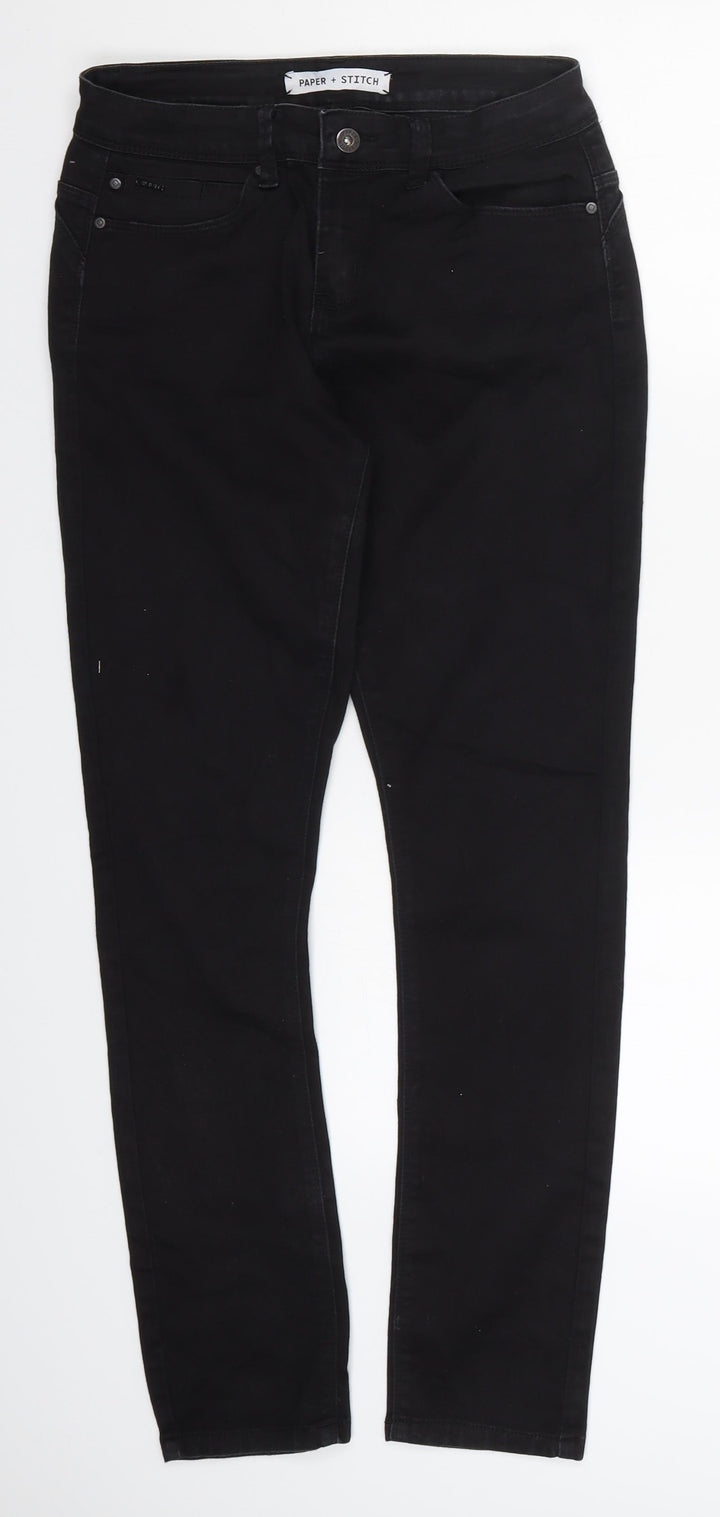 Paper + Womens Black Denim Skinny Jeans Size 30 in L29 in