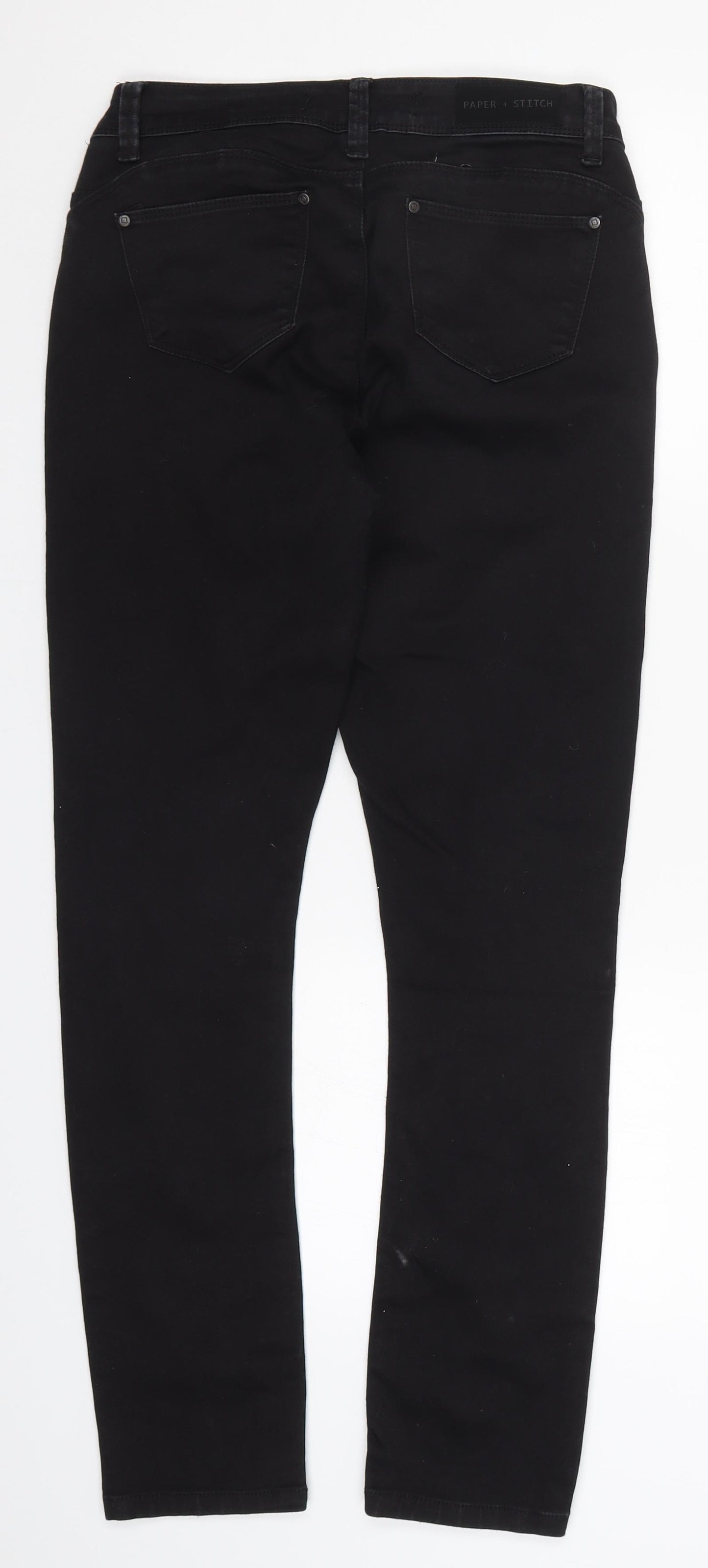 Paper + Womens Black  Denim Skinny Jeans Size 30 in L29 in