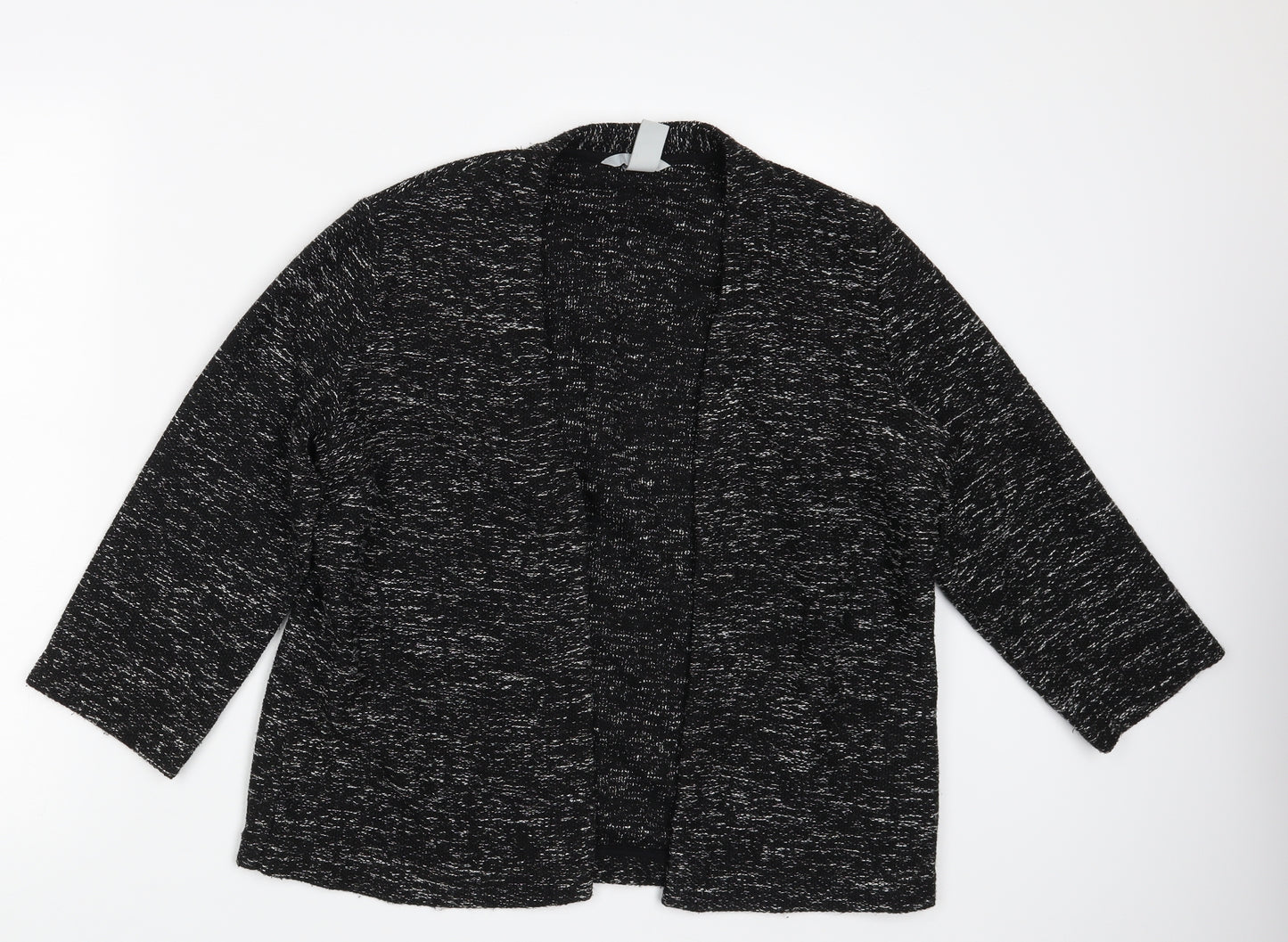 H&M Womens Black   Cardigan Jumper Size L