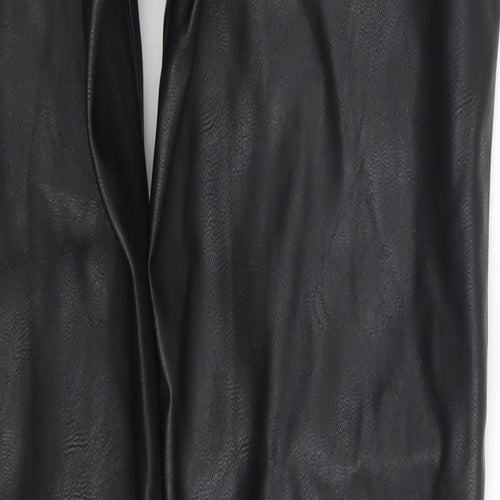 H&M Womens Black   Trousers  Size 8 L29 in