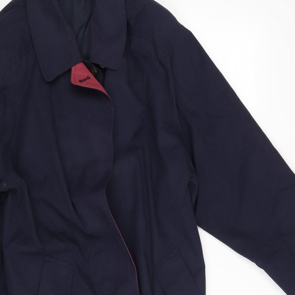 C&A Womens Blue   Trench Coat Coat Size 14