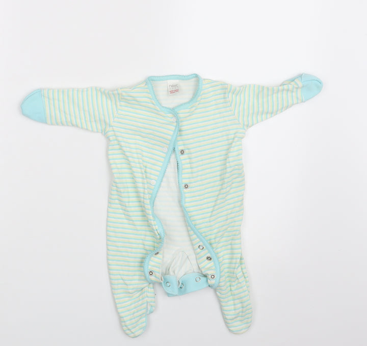 NEXT Baby Multicoloured Striped Coverall One-Piece One Size