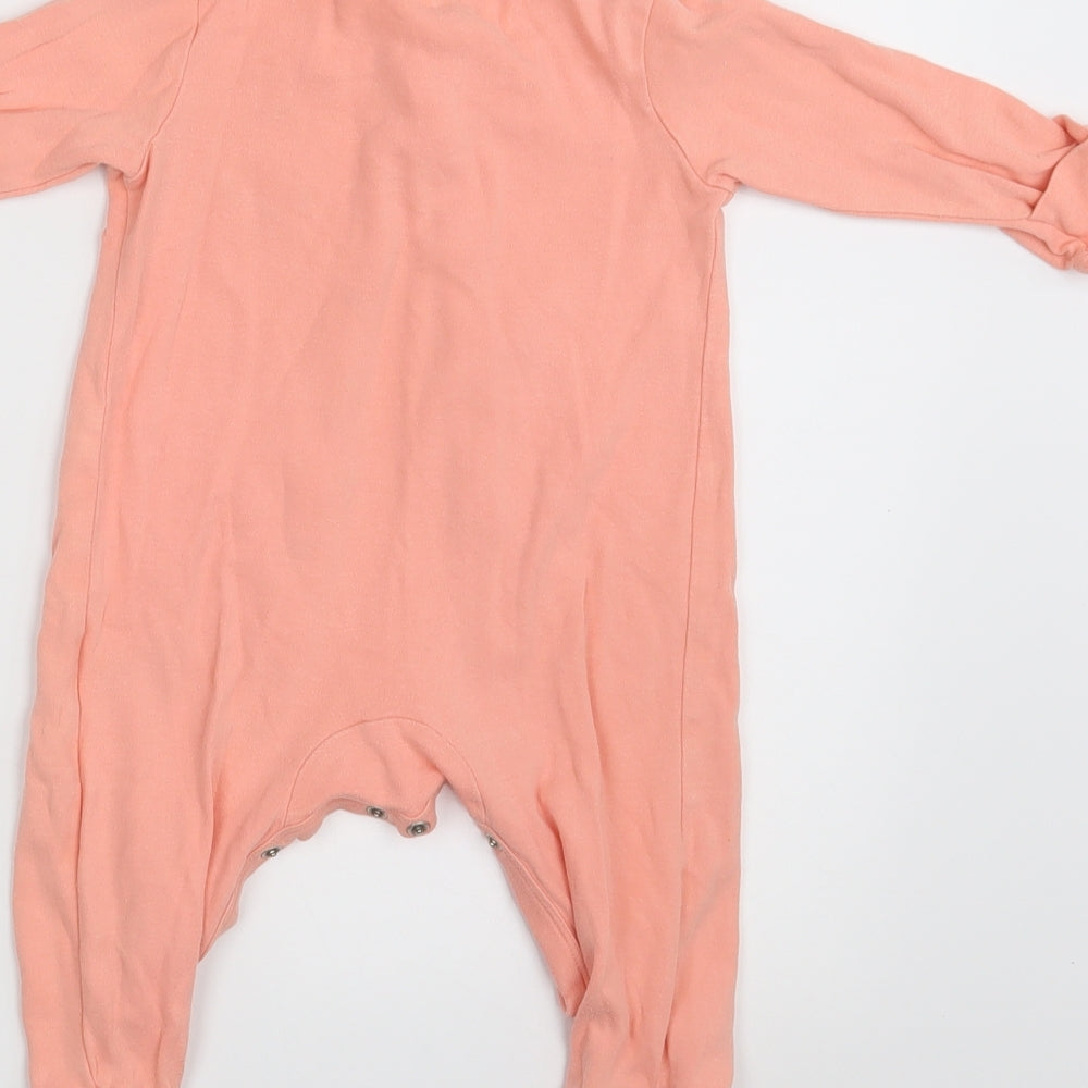 John Lewis Girls Pink   Coverall One-Piece Size 3-6 Months