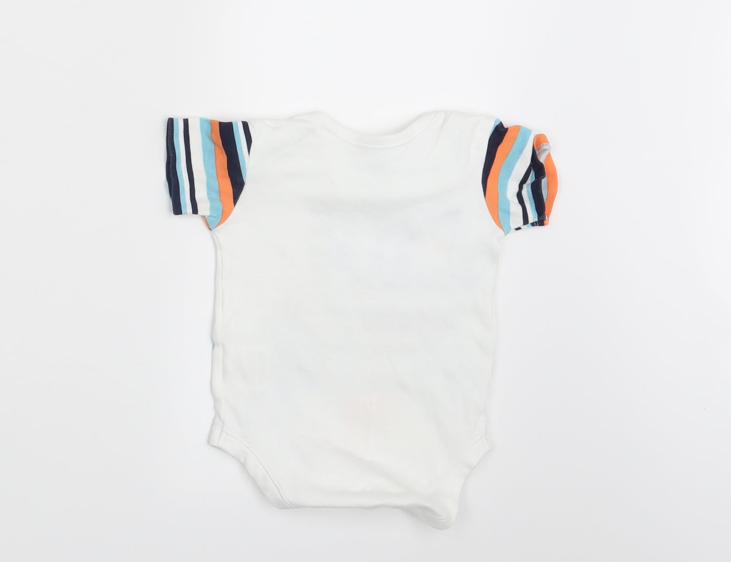 Matalan Boys White Animal Print  Pullover T-Shirt Size 3-6 Months