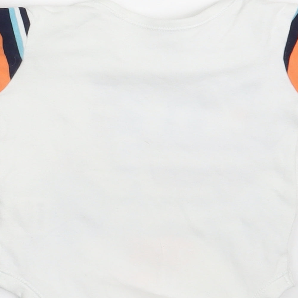 Matalan Boys White Animal Print  Pullover T-Shirt Size 3-6 Months