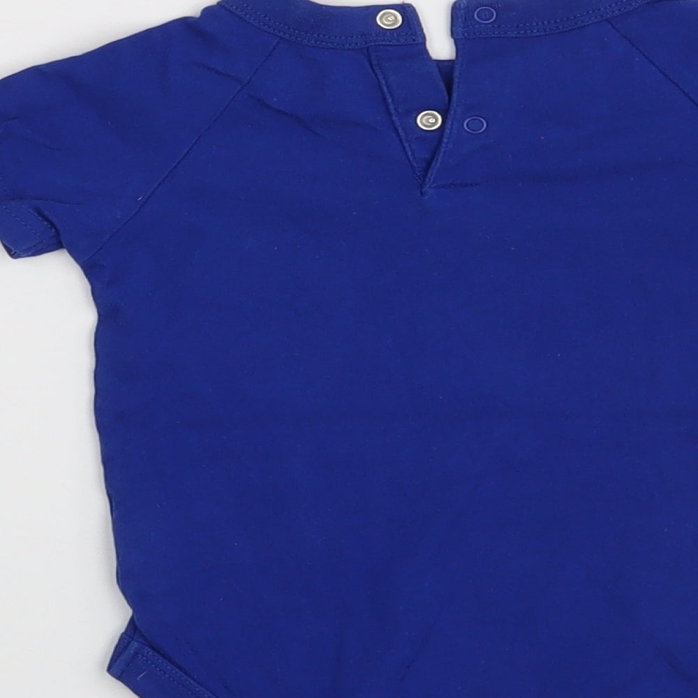 Gap Boys Blue   Pullover T-Shirt Size 6-9 Months  - Happy camper