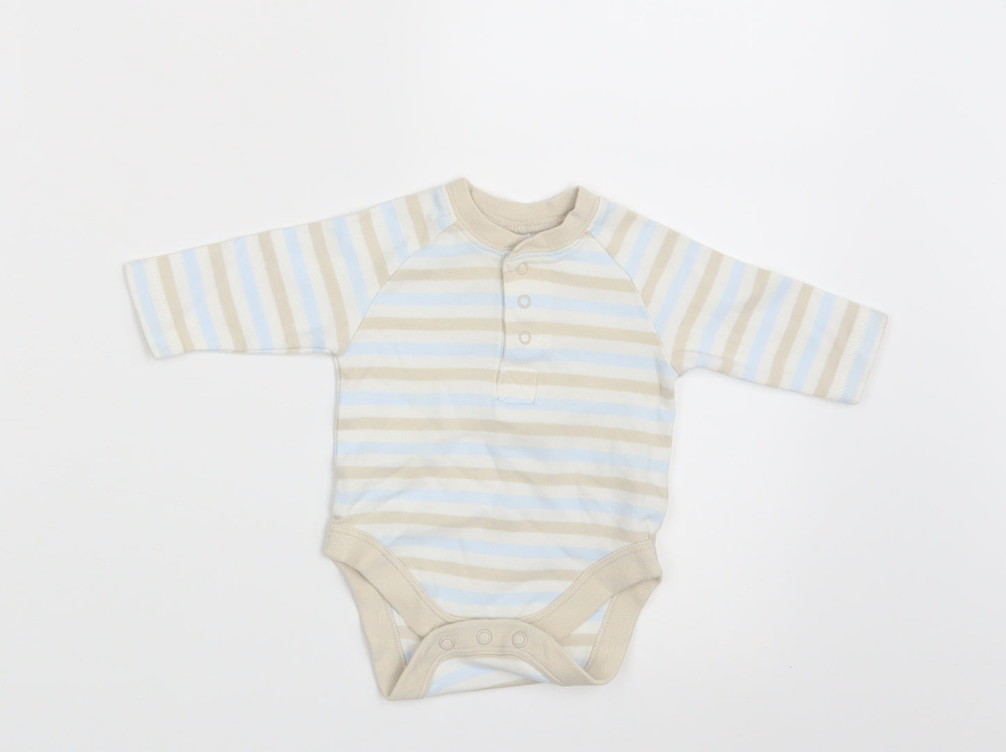 NEXT Baby Multicoloured Striped  Basic T-Shirt Size 0-3 Months