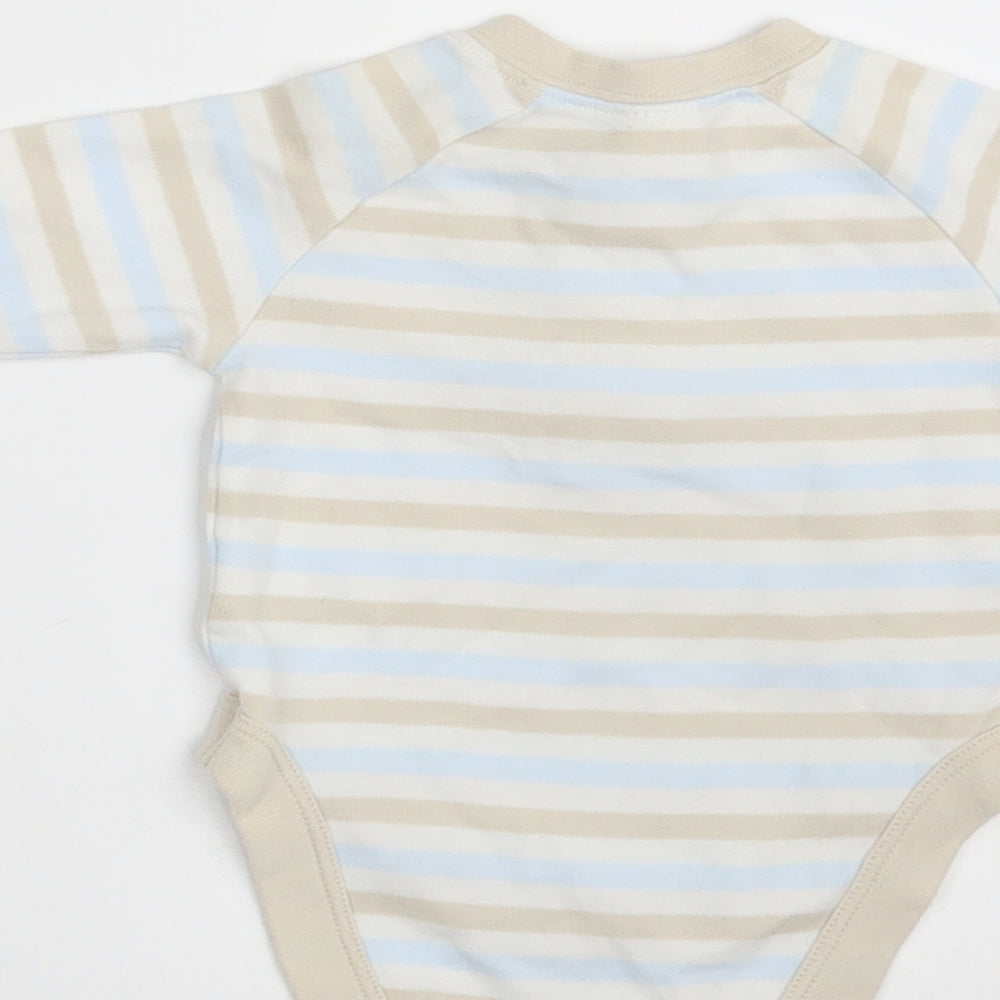 NEXT Baby Multicoloured Striped  Basic T-Shirt Size 0-3 Months
