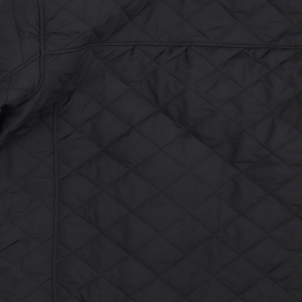 Easy Womens Black   Puffer Jacket Jacket Size L