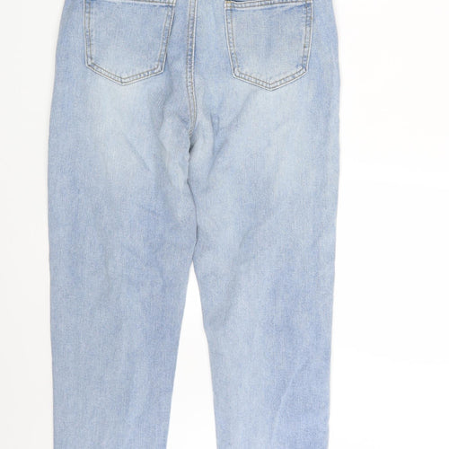 SheIn Womens Blue  Denim Straight Jeans Size S L24 in