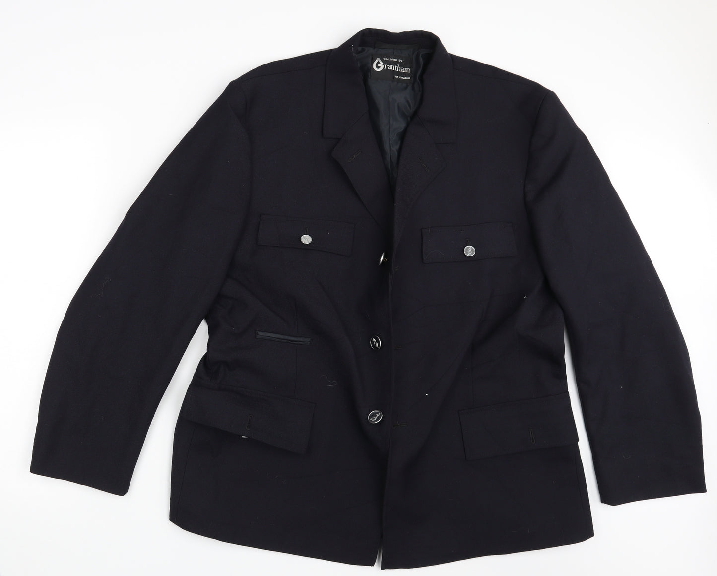 Grantham Mens Blue   Jacket Blazer One Size