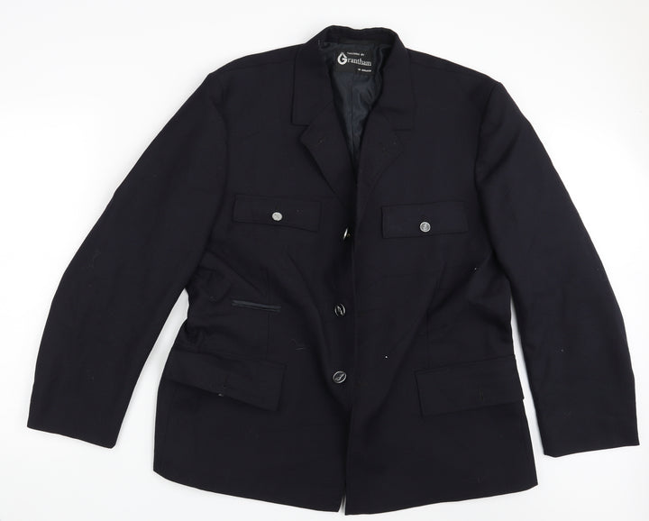 Grantham Mens Blue   Jacket Blazer One Size