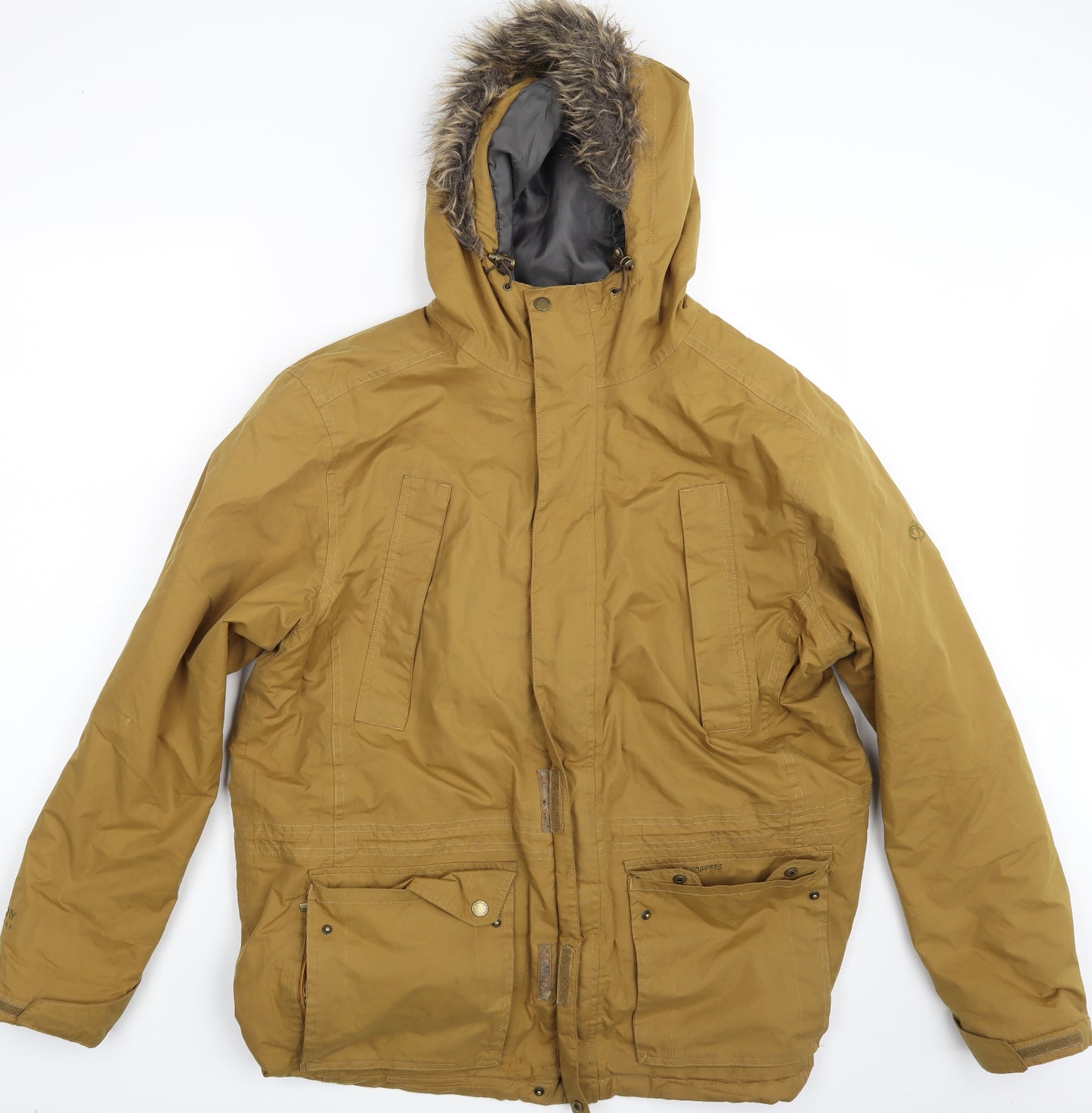 Craghoppers Mens Yellow   Parka Jacket Size XL