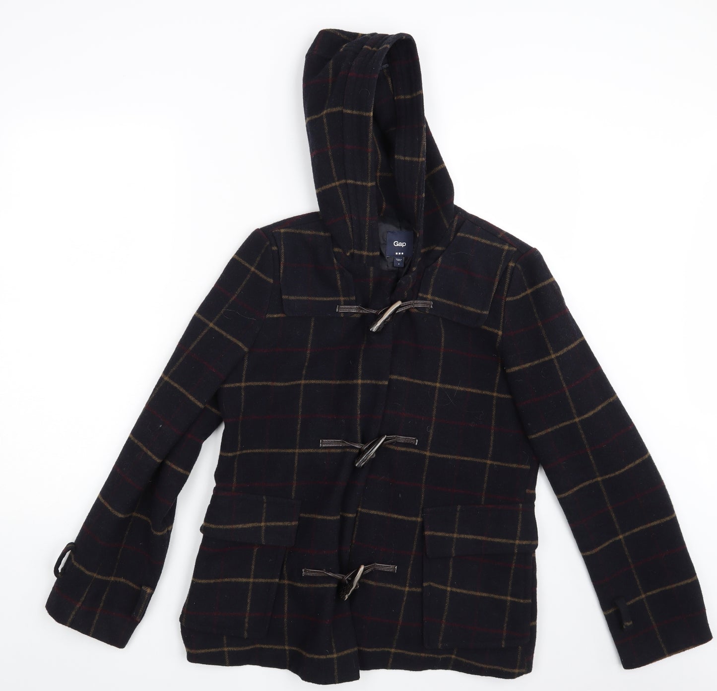 Gap Womens Multicoloured Check  Jacket Coat Size S
