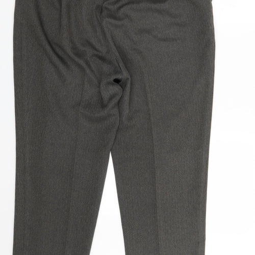 M&S Womens Brown   Trousers  Size 18 L28 in