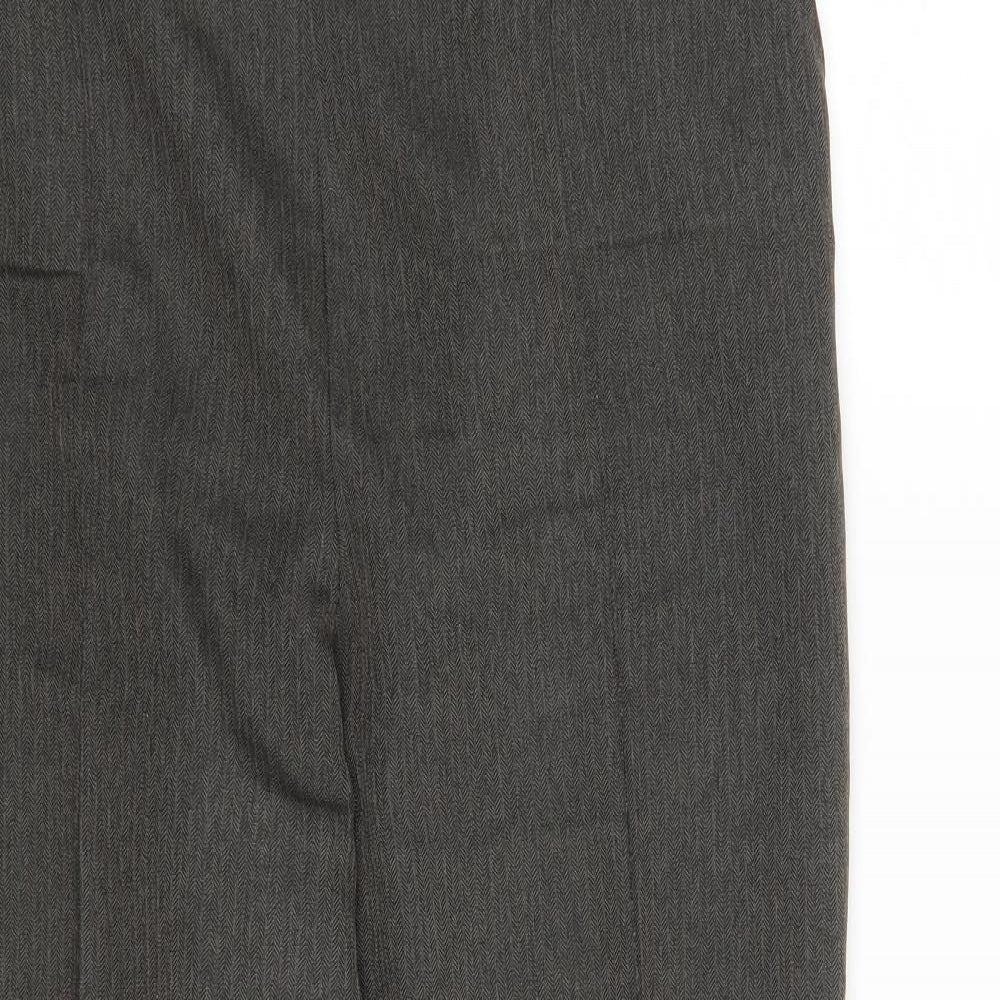 M&S Womens Brown   Trousers  Size 18 L28 in
