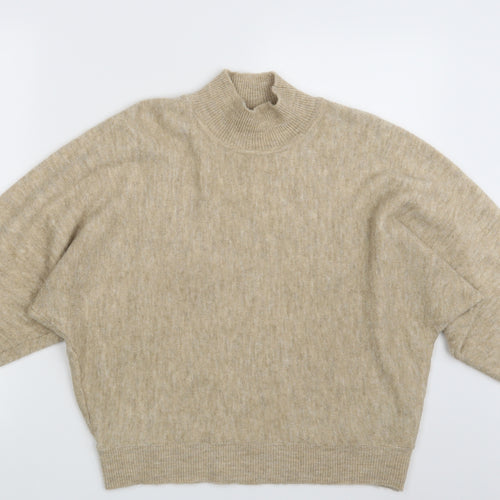 H&M Womens Beige   Pullover Jumper Size M
